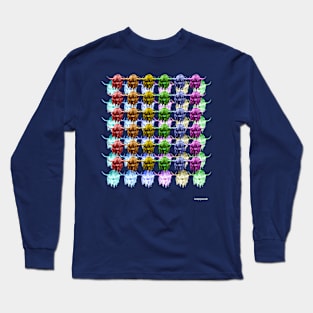 Pride O' The Herd Scottish Highland Cows LGBTQ Long Sleeve T-Shirt